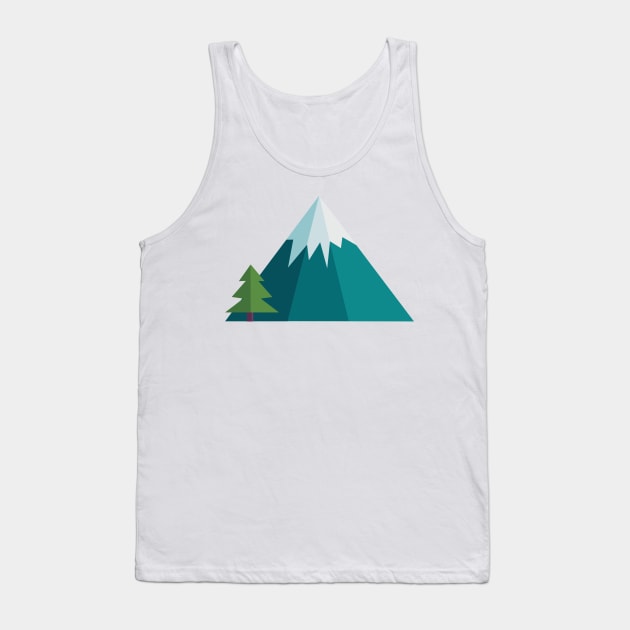 Mountain Tank Top by ElviaMontemayor